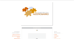 Desktop Screenshot of miempresanuestrobarrio.blogspot.com