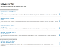 Tablet Screenshot of easydecluttering.blogspot.com