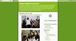 Desktop Screenshot of missiondigitalconnectors.blogspot.com