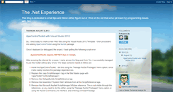 Desktop Screenshot of dnetexperience.blogspot.com