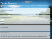 Tablet Screenshot of dnetexperience.blogspot.com