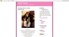 Desktop Screenshot of lipstick-lesbian.blogspot.com