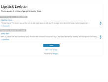 Tablet Screenshot of lipstick-lesbian.blogspot.com