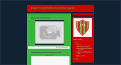 Desktop Screenshot of deportivosarmiento.blogspot.com