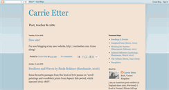 Desktop Screenshot of carrieetter.blogspot.com