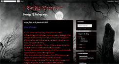 Desktop Screenshot of gothicloneliness.blogspot.com