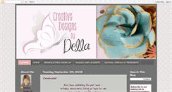 Desktop Screenshot of creativedesignsbydella.blogspot.com