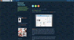 Desktop Screenshot of chainedsanctuary.blogspot.com