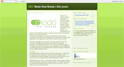 Desktop Screenshot of modorealestate.blogspot.com