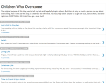 Tablet Screenshot of childrenwhoovercome.blogspot.com