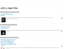 Tablet Screenshot of cafecigarrillos.blogspot.com