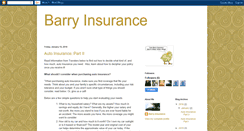 Desktop Screenshot of barryinsurance.blogspot.com