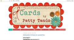 Desktop Screenshot of cardsbypattytanuz.blogspot.com