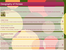 Tablet Screenshot of geohorses.blogspot.com