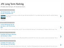 Tablet Screenshot of jfklongtermparking.blogspot.com