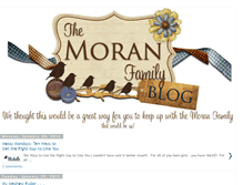 Tablet Screenshot of moranfamblog.blogspot.com