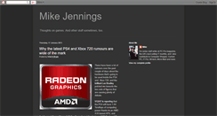 Desktop Screenshot of mikejennings.blogspot.com