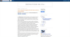 Desktop Screenshot of devolucion-iva.blogspot.com