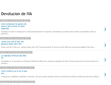 Tablet Screenshot of devolucion-iva.blogspot.com