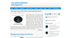 Desktop Screenshot of carabetulmelakukanhubungansex.blogspot.com