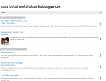 Tablet Screenshot of carabetulmelakukanhubungansex.blogspot.com
