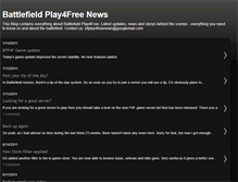 Tablet Screenshot of bfplay4freenews.blogspot.com