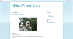 Desktop Screenshot of gregwinansstory.blogspot.com