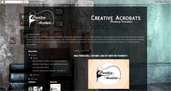 Desktop Screenshot of creativeacrobats.blogspot.com