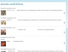 Tablet Screenshot of animalsworld-thitima.blogspot.com