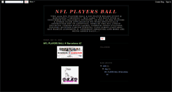 Desktop Screenshot of nflplayersball.blogspot.com