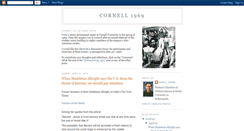 Desktop Screenshot of cornell1969.blogspot.com