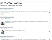 Tablet Screenshot of houseoftaajbandung.blogspot.com