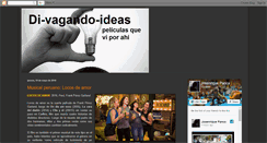 Desktop Screenshot of divagando-ideas.blogspot.com