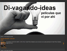 Tablet Screenshot of divagando-ideas.blogspot.com