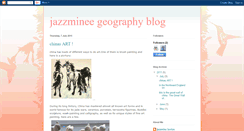 Desktop Screenshot of jazzmineegeography.blogspot.com