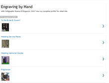 Tablet Screenshot of engravingbyhand.blogspot.com