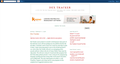 Desktop Screenshot of dextracker.blogspot.com