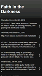 Mobile Screenshot of faithinthedarkness.blogspot.com
