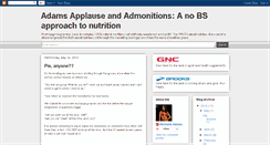 Desktop Screenshot of adamsadmonitions.blogspot.com