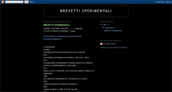 Desktop Screenshot of brevettisperimentalibac.blogspot.com