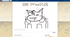 Desktop Screenshot of 100proofcat.blogspot.com