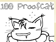 Tablet Screenshot of 100proofcat.blogspot.com