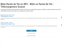 Tablet Screenshot of paroledeviebible.blogspot.com