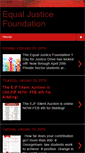 Mobile Screenshot of equaljusticefoundation.blogspot.com