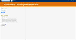 Desktop Screenshot of economic-development-books.blogspot.com