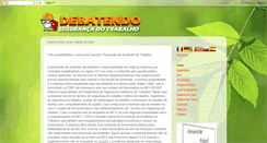 Desktop Screenshot of debatendoseguranca.blogspot.com