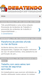 Mobile Screenshot of debatendoseguranca.blogspot.com