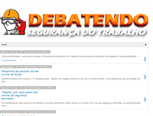 Tablet Screenshot of debatendoseguranca.blogspot.com