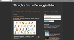 Desktop Screenshot of bedraggledmind.blogspot.com