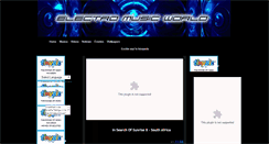 Desktop Screenshot of electromusicworld.blogspot.com